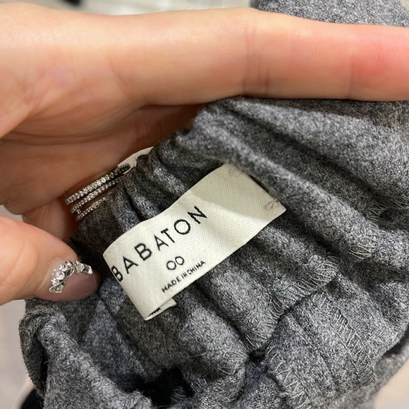 Aritzia Babaton CONAN PANT TERADO wool blend pants in Gray - Picture 5 of 9